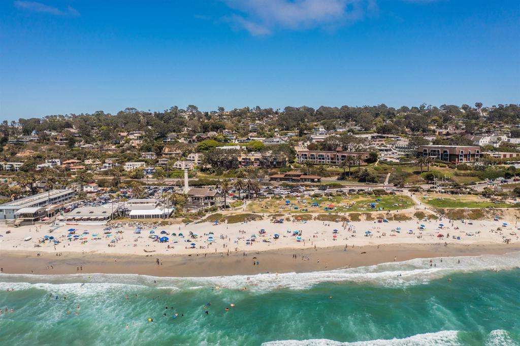 The Beach is calling. All in, the Best vacation spot in Del Mar. Beautiful and spacious Del Mar Beach Colony condominium offers 1 bedroom ensuite with optional bedroom, 2 full baths, full whitewater ocean and coastline views. As a guest you have use of the L'Auberge Del Mar Resort's heated. pool, jacuzzi, fitness center, and 2 lighted tennis courts as available. It's a stone's throw to the beach, parks and village. Interior features: Travertine Flooring, granite counters, fireplace, view balcony, A/C, study area. You're close to golf courses, hiking trails, the Fairgrounds and many vacation attractions. Stay in Del Mar where the turf meets the surf. Rates vary with the season. Cleaning fee, Security Deposit $2500 + electric. One month minimum stay. CONSTRUCTION Note: Exterior building maintenance is scheduled from mid-August thru mid-January. As a result, this rental is being offered with an unbelievable rent concession during this time—making it an exceptional value for such a prime location. See construction schedule attached.