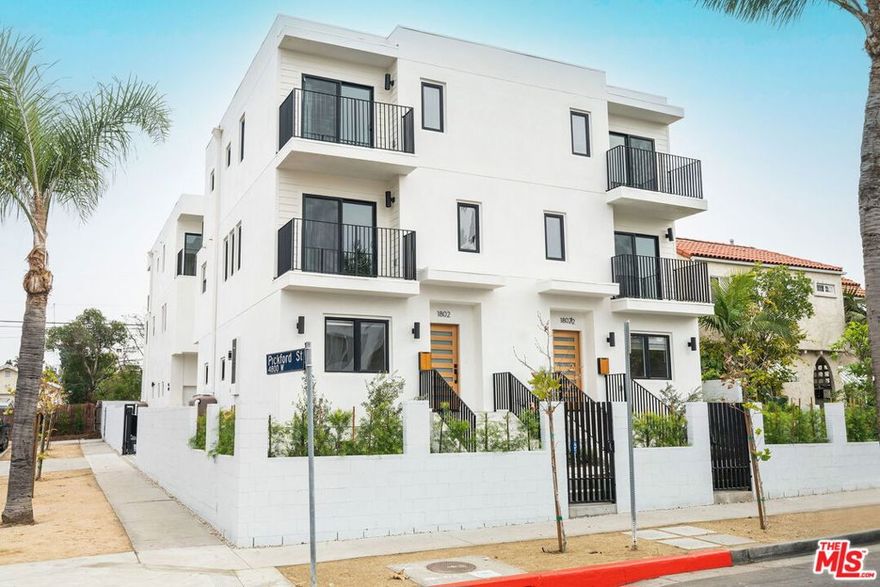 Centrally located in Mid-City, this recently built contemporary 4-unit townhouse-style complex sits on a quiet cul-de-sac just moments from excellent shops, restaurants and easy freeway access. With only one common wall between units, high ceilings, and bright natural light, this unit maintains peace and tranquility with no one above or below. Coming adorned with stainless steel appliances and in-unit side-by-side washer and dryer, daily necessities are fully accounted for. Four bedrooms and four bathrooms allow for ample living space, alongside multiple private balconies overlooking the city. Additionally, your private two-car garage offers great off-street parking and direct unit access, while the grounds are gated and walled for optimum security.