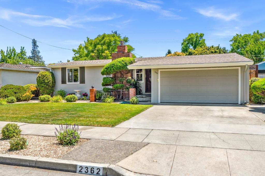 Beautifully maintained, charming 2Br/1Ba bungalow in the highly sought after Cory Neighborhood. With high open beam ceilings, super functional floor plan including remodeled kitchen with granite, cabinetry and stainless appliances, living room with large dining area and family room, newer remodeled bath / built-ins and custom cabinetry. This truly is the perfect starter home, move up from condo, couple downsizing or investor. Beautiful hardwood flooring, new exterior paint, park like back yard with large shade & cherry tree, wonderful custom shed. Quick walk to Santana Row / Valley Fair. Close to Prunridge Golf Course & schools. Easy Silicon Valley commute with close proximity to Hwy 101-880-280. SJ airport, Caltrain. Near SJSU, SCU & San Jose City College.