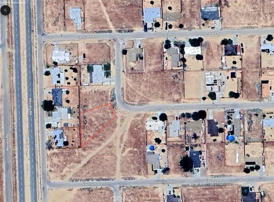 R1 Zoned .30 acres of Vacant land in a developed part of California City. The adjoining parcel (.25 acres APN- 204-034-03-00-2) is also available for sale and separately listed bringing the total of both lots if purchased to .55 Acres. This could be a nice opportunity to build a larger home for the right buyer. Land is flat and useable just off the city street. Houses exist behind this lot, and to the right of it, which could be a strong indicator that utilities may possibly be available. Buyers verify availability of water, power, and sewer.