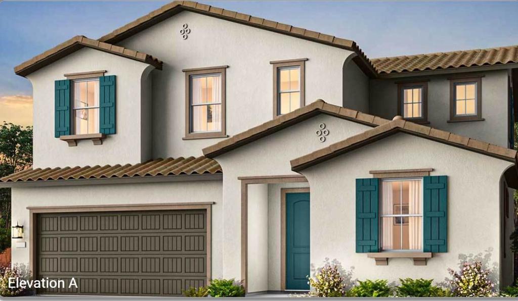Chantara at River Islands | Homesite 131 | Plan 1. Beautiful two-story home with 4 bedrooms and 3 baths. Open floorplan featuring a gourmet chefs kitchen and walk-in pantry. A two bay garage with extra storage area. Outdoor living area, perfect for entertaining. Spacious primary suite with walk-in closet. Also includes an upstairs loft and laundry room. Photos of models are for illustrative purposes and not representative of actual homesite.
