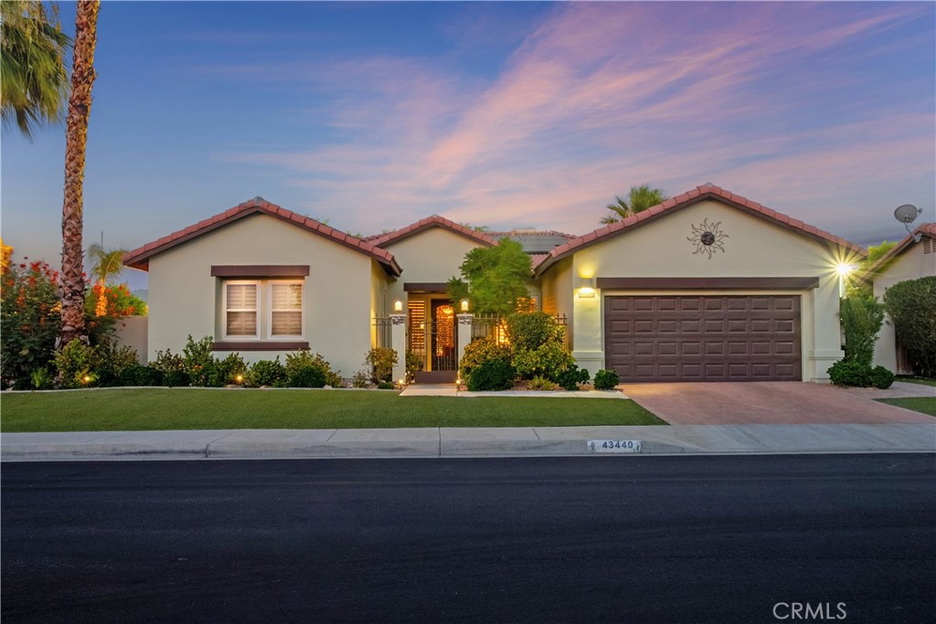 Beautifully Remodeled Single-Story in the Sought-After Community of Canyon Crest! This 3-bedroom plus office home offers an open, airy floor plan with stunning updates, a sparkling saltwater pool and spa, and no HOA! Enter through a custom front door into a welcoming foyer with gorgeous porcelain tile. The oversized chef’s kitchen features a newer gas range, double oven, large island with seating, and a custom built-in wine cooler. The primary suite offers new sliding doors, sliding shutters, a built-in desk, and custom built-ins. For privacy, two additional bedrooms are located on the opposite side of the home, connected by a convenient Jack-and-Jill bathroom. The dedicated office provides a quiet space for work or study. Outside, enjoy a refreshing saltwater pebble tec pool and spa, built-in BBQ with lighting, and cool decking for warm summer days. A new front yard gate, turf with fresh landscaping, and a Vivint alarm system add to the appeal. Perfectly located within walking distance to Palm Desert High School, Palm Desert Charter Middle School, and Sacred Heart, and just minutes to El Paseo, The Shops at Palm Desert, and top dining, this turnkey home blends comfort, style, and convenience in one of Palm Desert’s most desirable neighborhoods.
