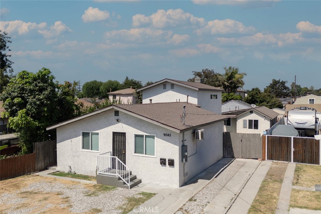 Welcome to 9045 Algeroma Street. A beautifully remodeled Duplex in the heart of Bellflower. Discover a rare opportunity to own a versatile duplex offering a total of 2,341 sq ft, thoughtfully designed for comfort and modern living. Both units have been recently remodeled inside, blending stylish finishes with functional layouts. With a combined 5 bedrooms and 4 bathrooms, this property is ideal for extended families, savvy investors, or anyone seeking flexible living options. The front unit offers incredible versatility, it can function as a full 4 bedroom home, or the rear room as a second living space. Even better, the rear bedroom can be closed off and converted into a junior ADU/Studio, perfect for additional income or private guest quarters. The back unit is equally well designed and ready for use, while the property as a whole presents tremendous potential for future expansion including the opportunity to add another Junior ADU at the rear of the lot. Located in the vibrant city of Bellflower, this home places you at the center of convenience, close to freeways, local shopping, dining, and parks. Bellflower is known for its family friendly community and access to the highly regarded Bellflower Unified School District, making it an excellent choice for homeowners with children. Whether you choose to live in one unit and rent out the other or maximize its potential as a pure income producing investment, this duplex offers flexibility, growth, and long term value. Don’t miss this opportunity to own a beautifully updated property with unmatched versatility in one of LA County’s most central and desirable locations.
