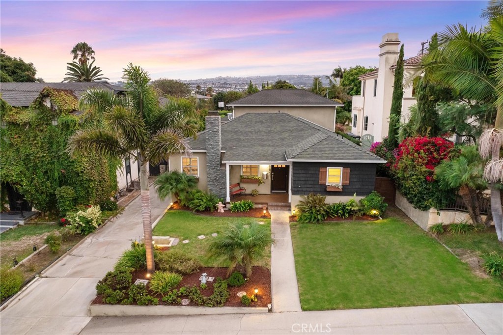 Welcome to 714 Avenue D, an extremely rare offering — 9,000+ sq ft lot — in the highly coveted neighborhood known as "The Avenues" of South Redondo Beach. Set on one of the largest lots currently available in Redondo, this home blends thoughtful design, quality craftsmanship, and the best of coastal living just moments from the sand, pier, and Riviera Village. A private oasis awaits in this expansive backyard designed for both relaxation and entertaining, complete with a pergola-covered lounge, fire pit, hot tub spa, and several different areas to enjoy the outdoors — patio, large garden, grass yard, plus plenty of places for a pool. Inside, the versatile layout offers four bedrooms and three bathrooms — 2 guest bedrooms upstairs with the primary suite + an additional bedroom or office on the ground level. Wide-plank hardwood floors and custom cabinetry flow throughout. At the heart of the home, the chef’s kitchen features a large center island, quartz countertops, pantry, Wolf range, pot filler, and warming drawer—creating a space equally suited for daily living and entertaining. The primary suite includes dual closets, double sinks, and walk-in shower. A generous wet bar connects seamlessly to the dining area, perfect for hosting gatherings and creating indoor-outdoor flow. With over 9,000 sq. ft. of land, this rare property offers endless potential for enhancements and customization. Located within the award-winning Redondo Beach Unified School District and just 1 block to a public park, 714 Avenue D offers a special blend of space, lifestyle, and location in one of the South Bay’s most desirable neighborhoods.