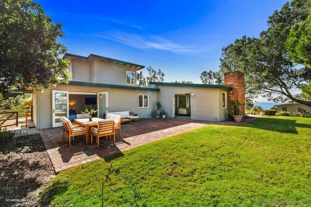 Discover the charm of Olde Del Mar on one of its most iconic and sought-after streets. This half-acre property boasts breathtaking panoramic ocean views, framed by majestic Torrey Pine trees and lush greenery. The main house features 2 bedrooms and 2 bathrooms, complemented by a detached 1-bedroom, 1-bathroom guest house. Ideally located just a short stroll from Del Mar Village and its pristine beaches, this coastal retreat offers the perfect blend of tranquility and lifestyle. Rates: November–March: $15K/month April–June: $18K/month July–September: $24K/month