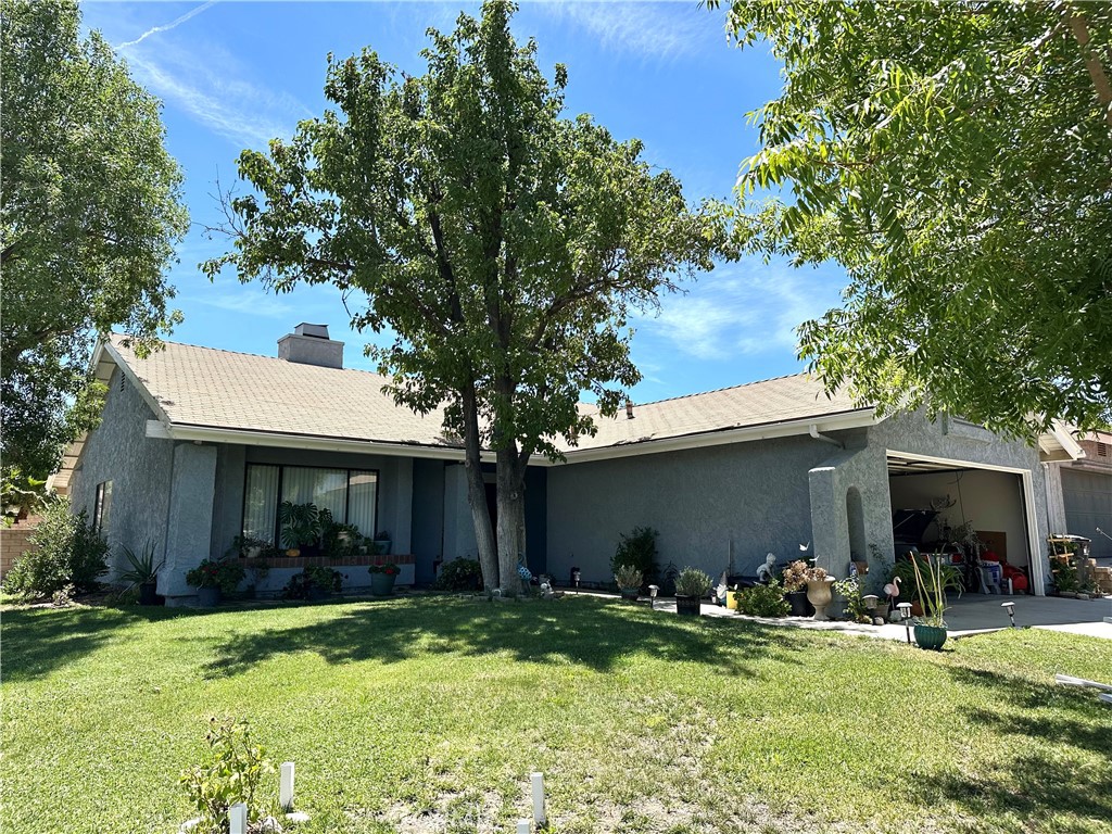 Welcome to this well-maintained 3-bedroom, 2-bathroom home located in a quiet residential neighborhood of Palmdale. This single-story home offers a bright and open floor plan with a spacious living room, dining area, and central A/C to keep you cool during the summer. The kitchen includes plenty of cabinet space and is perfect for living or entertaining. The primary suite features a private bathroom and ample closet space. Outside, enjoy a generous backyard with room to relax, garden, or play. Attached 2-car garage and driveway offer plenty of parking. Conveniently located near schools, shopping centers, parks, and easy freeway access. A great opportunity for first-time buyers or investors!