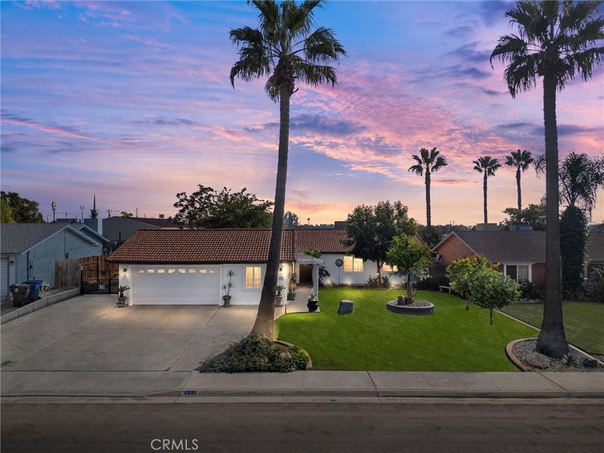 Discover the perfect blend of space, function, and modern convenience in this versatile 5-bedroom 3.5 bath home featuring a detached ADU with its own bedroom, full kitchen, and bath ideal for multigenerational living, guests, or rental income potential. Enjoy lower utility bills with fully Paid solar, while the heart of the home showcases granite tile countertops, bar-top seating, and stainless-steel appliances. Tile flooring throughout provides easy maintenance and a sleek look. Entertain effortlessly on a large lot offering room for a pool, with a convenient half bath that opens directly to the backyard keeping the party outside and the home cool and clean. A spacious covered patio with ceiling fans creates the perfect setting for outdoor dining and relaxation, and RV parking adds room for your toys or travel trailer. A rare combination of lifestyle and value, this home is designed to meet today's needs with flexibility for the future.