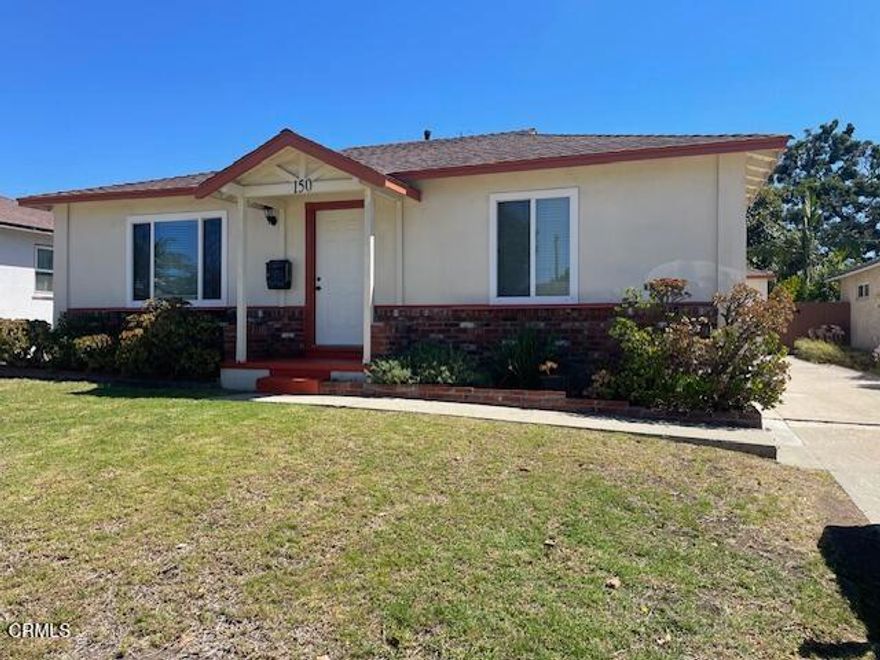 Sought-after Midtown Ventura single-family home with plenty of charm and space! This 4 bedroom, 1.5 bath home features two spacious living areas, one at the front of the home and one with backyard access at the rear. Hardwood flooring runs throughout, with tile in the kitchen and baths.  The galley-style eat-in kitchen boasts beautiful granite countertops and comes equipped with a gas stove/oven, dishwasher, and refrigerator.  Enjoy outdoor living with a covered patio, grass and concrete areas, and a built-in BBQ area--perfect for entertaining. The long driveway leads to a detached garage that can also accommodate RV parking.  Conveniently located in desirable Midtown Ventura, close to schools, shopping, dining, and just minutes to the beach.