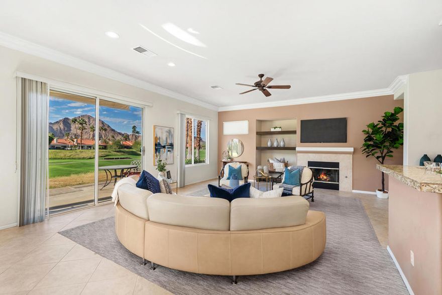 Welcome to 78152 Calle Las Ramblas, where contemporary style meets classic desert luxury. This beautifully updated home showcases an inviting modern aesthetic and boasts panoramic mountain and golf course views that define the La Quinta lifestyle.Perfectly situated just moments from the world-renowned La Quinta Resort & Club, this property offers unparalleled access to fine dining, spa experiences, and championship golf. You're also just minutes from the polo fields, home to iconic music festivals and seasonal events, and a short drive or golf cart ride to charming Old Town La Quinta, where boutiques, cafes, and local favorites await.Designed for effortless living, this residence is ideal as a lock-and-leave getaway or a high-demand investment property with strong leasing potential. Whether you're looking for a full-time home, vacation retreat, or income opportunity, this property offers the best of desert living with convenience, comfort, and exceptional views.Don't miss this opportunity to own a piece of paradise in one of La Quinta's most desirable communities.