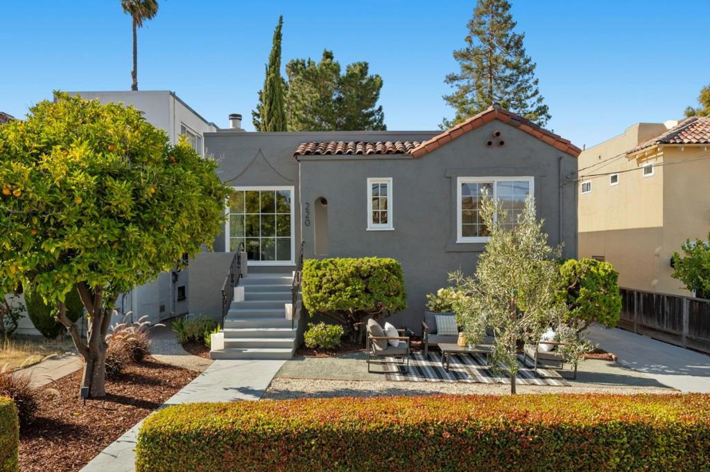 Timeless Storybook Charm Meets Modern Comfort in Beresford Manor | Nestled in the coveted Beresford Manor neighborhood at 220 26th Ave, this enchanting 1,220 +/- sq ft home artfully blends original storybook charm with contemporary updates. The refreshed paint palette and sleek, modern flooring create an inviting canvas that immediately feels like home. With 2 beds and 2 baths, including a serene primary en suite, it offers both comfort and privacy. Entertain effortlessly in the formal dining room, or unwind in the generously sized living room, ready for dinner parties or relaxed family time. Outdoors, the property shines with a spacious backyard, perfect for gardening, play, or sunny gatherings, plus a welcoming front yard hangout ideal for morning coffee or chatting with neighbors. A 1-car detached garage with workshop provides practical utility. Positioned near 25th Ave Food and Shops, Hillsdale Shopping Center, and Caltrain, 101 & 92-you're moments from everyday conveniences. With endless potential, this home is ready to grow with you-charm, location, and opportunity in one of San Mateos most desirable neighborhoods. | 2 Bed | 2 Bath | 1,220 +/- sq ft | 5,000 +/- sft lot | Large Backyard & Front Yard | Modern Flooring | 1 Car Garage w/ Workshop