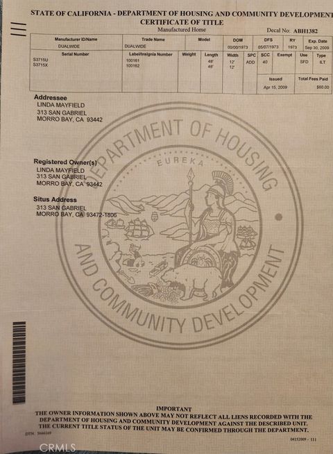 Photo of 313 San Gabriel Avenue, Morro Bay, CA 93442 (MLS # SC26006352)