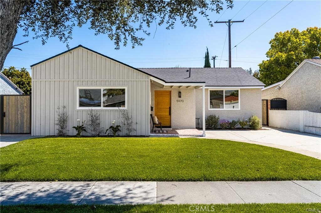 5970 + 5972 + 5972-A Coke Avenue… a stunningly renovated 3 bedroom, 2 bathroom home of incredible quality, spaciousness and architectural drama boasting 2 equally appointed rear units… all with A/C units and state of the art services and appointments… tucked away in Long Beach… affording incredible income and lifestyle possibilities! The main house features an amazing open yet intimate living experience enjoying an open flow between the dining room, gourmet kitchen and expansive sun filled fireside living room. The kitchen includes ZLINE stainless steel appliances (including a 6 burner range), incredible cabinetry plus a central island/ breakfast bar and a walk-in pantry “room”. All 3 bedrooms are sun filled and feature ample wardrobe storage… and both bathrooms are stylish and beautifully appointed… including the primary suite with access to the private bathroom. Behind the home is a large yard. A long gated driveway/ motor court patio extends to the 2 rear units… each with great kitchens, lounging spaces, a bedroom plus access to private patios. Truly an awesome lifestyle and investment opportunity… quietly located between major freeways connecting to all of Southern California… in Long Beach!