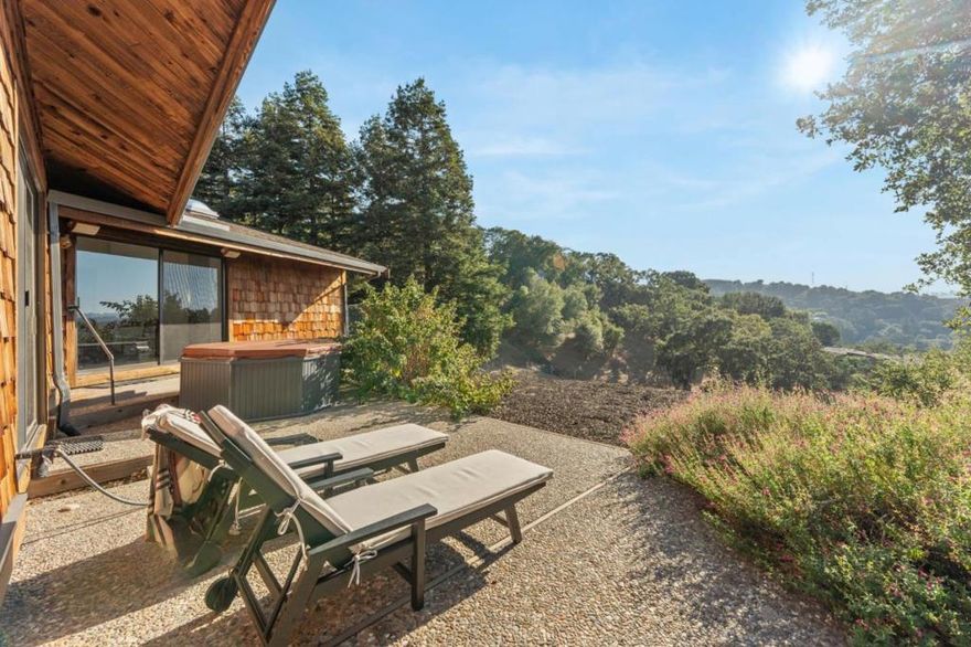 Spectacular Mid-Century Modern Equestrian Estate in Lafayette, set on over ten acres of private land, 575 Morecroft Road is a rare opportunity to own one of Lafayette's most striking properties. With panoramic views across the county and direct trail access to Las Trampas State Park, this property brings together timeless architecture, natural beauty, and an authentic rural lifestyle., yet with all of the amenities of living in the town of Lafayette.  Designed by award-winning architect Hirsch Morton, this mid-century modern residence with four bedrooms and three bathrooms is on one level and with views of nature and hills from every window.  Soaring ceilings, warm wood finishes, and expansive walls of glass that open the living spaces to the surrounding landscape create a seamless indoor-outdoor flow.   An Equestrian's Dream - The Home of Champion Horses and Riders 3,000 sq. ft  center-aisle barn with 8 stalls, 8 paddocks, tack room, feed room and storage. A covered and lit round pen (54 diameter) allows for year round exercise in any weather. Fully fenced and cross-fenced pastures. A horseman's paradise with direct access to miles of trails and the open expanses of Las Trampas State Park.