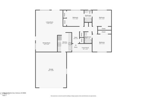 Tiny photo for 296 S Brookshire Avenue, Ventura, CA 93003 (MLS # V1-37313)