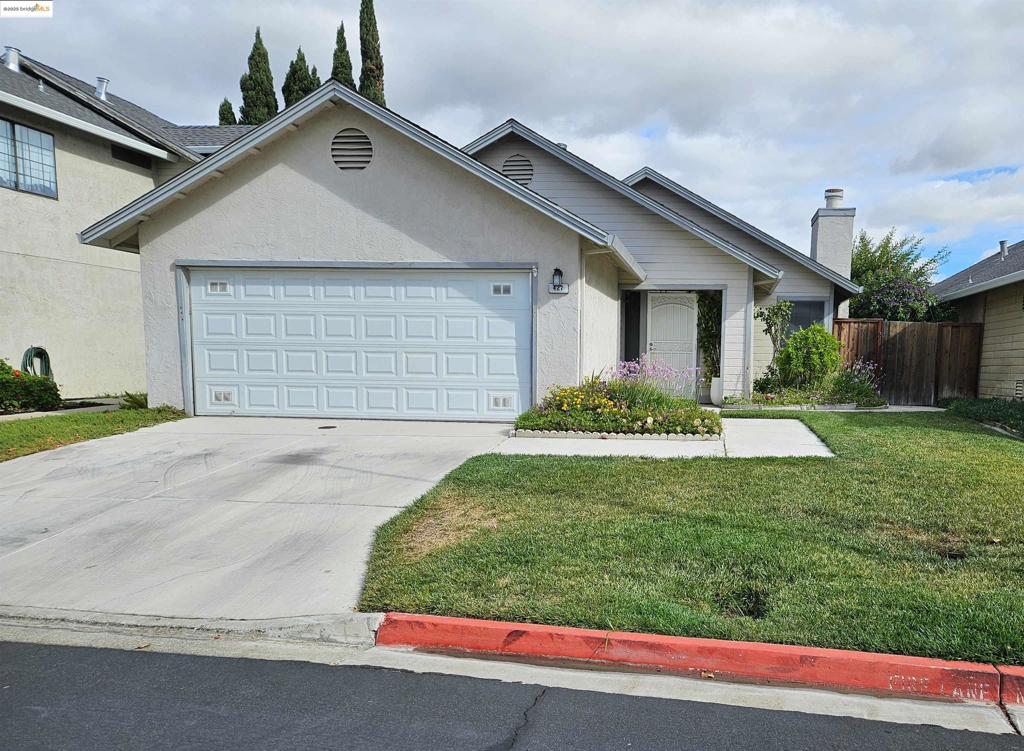 Don't miss out on this lovely, single-owner home. Neutral paint and tile throughout home. Large primary bedroom. Fantastic location, close to community pool, downtown, schools, shopping and restaurants. Perfect for first-time homebuyer or investor. Washer, dryer and refrigerator stay with home. Lovely, private back yard with large enclosed patio. Additional patio off dining area. Lots of plants and trees throughout yards, including orange, fig & pomegranate trees. Community pool and greenbelt just around the block.