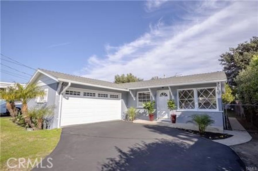 Charming Home located in a great area. This home offers 3 Bedrooms , 2 baths in a move in condition . The home offers an open floor plan ,bright and airy. Recently painted .The property offers  a spacious backyard with several fruit trees. Located close to shopping and dining. Easy access to the 118 freeway. A must see