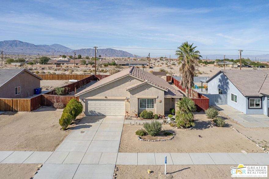 Home qualifies for first time home buyer's program, Seller will consider a buy down on points/credit to help with buyers ability to purchase. Must sell, Seller has found the replacement home and its motivated to sell. Come see this well kept and spacious and original owner home (Super well kept). This 3 bedrooms 2 baths show as a four bedrooms on title. However, owners decided to have a massive primary bedroom with a closet, but a walk-in closet as well, this lovely home, also counts with two family/living room areas to entertain friends and family. With ceiling fans throughout, flooring carpet, tile and vinyl. Well secured redwood wall make it perfect for your pets outdoors. Enough space on the side to even bring an RV or just for extra parking for your toys (ATVs, Boogies, Razors, etc). Close to schools (Seaview Elementary and Westshores MS/HS. New Garbage disposal Installed Nov/2025, new garage door and opener installed Dec/2022, new propane water heater installed Nov/2023,  new air conditioning installed June/2024, new front and back hose bibs installed Oct/2024, plumbing updates including several new faucets installed July/2025. Also for those off roaders fanatics, the home is close to BLM (Bureau of Land Management)