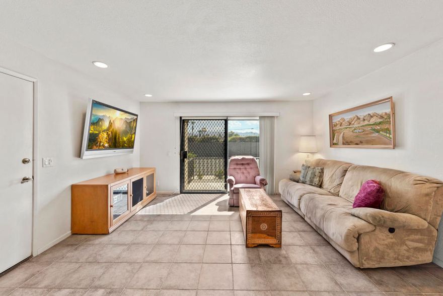 Here is Your Chance to get your Next Home for under $250,000! This Downstairs home features Southern Exposure and is Highly Upgraded including new tile flooring, updated bathrooms & recessed lighting. Condo only needs the lower kitchen cabinets replaced.  Community Updates under way @ Cathedral Springs which is a gated community conveniently located less than  10 minutes from Downtown Palm Springs. Amenities include a fitness center as well as multiple pools and spas. Affordable Luxury Living. Professioal photos to follow.