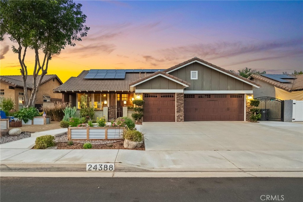 Located in the heart of West Murrieta, this single-story home is a rare blend of timeless design and thoughtful craftsmanship. From artisan-crafted wrought iron gates to wide-plank hardwood flooring sourced from Tennessee, every detail has been carefully curated.
The expanded owner’s suite features a sitting area with bay windows and a dual-sided fireplace that opens to a spa-like bath—complete with a soaker tub, walk-in wet room, and reclaimed 400-year-old beams from a castle in southern France.
The fully remodeled kitchen offers custom cabinetry, quartz countertops, a stone farmhouse sink, built-in coffee bar, and pendant lighting made from antique milk jugs. Throughout the home, upgraded moldings, custom built-ins, and rich wood accents bring warmth and character.
Out back, a PebbleTec pool with waterfall, oversized stone fireplace, vegetable gardens, and an outdoor kitchen create the ultimate retreat. On the side of the home, gated parking provides space for a small trailer, boat, or extra vehicle.
All of this is just a short stroll to Old Town Murrieta, local restaurants, coffee shops, schools, and the Thursday night market—with no HOA, low taxes, and a community park just down the street.