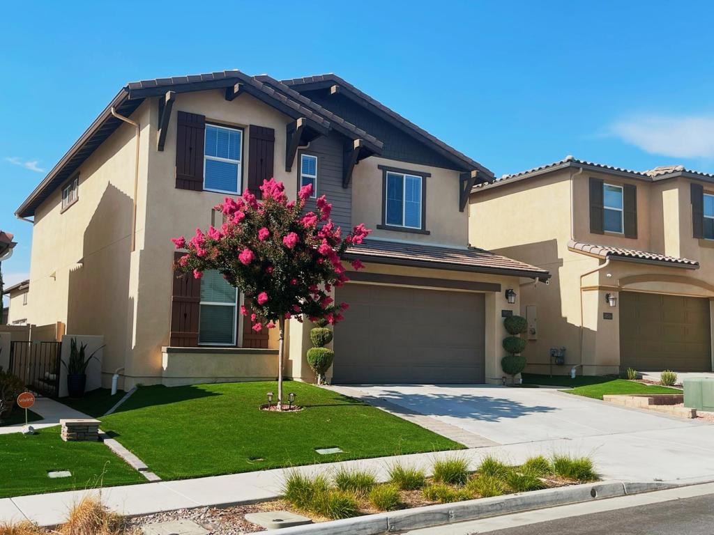 (See Virtual Tour) NEWEST BUILT HOME in Murrieta! Brand new roof, new plumbing, new A.C., new electrical, etc!!! Don't waste your money on an older home that will require tons of repairs. This 4 bedroom, 3.5 bathroom home is located in the renowned Brighton at The Promontory. This home offers 2,427 sq. ft. of luxurious living space with an open-concept design, gourmet kitchen, stainless steel appliances, and granite countertops. Featuring low-maintenance artificial grass and newly poured concrete. Surrounded by over 100 acres of preserved open space, parks, and walking trails! Located only minutes from Wine Country! Combining the best of luxury, convenience, and community! This home is located within the Temecula Valley Unified School District, one of southern California's most highly rated districts! Schools within proximity are Chaparral High School, Belle Vista Middle School and Alamos Elementary. Just minutes away is the famous Wine Country community! Where you will find world renowned vineyards and some of the best wines in California!