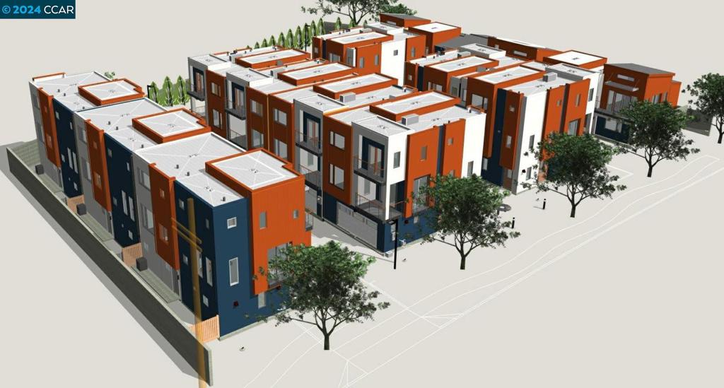 Near “shovel ready” land development at 36341 Mission Blvd., CA for sale. The development presents an excellent opportunity for an investor to bypass nearly all soft cost and time associated with the high barrier to entry that exists the San Francisco Bay Area. The land totaling 0.79 acres (34,276 Sq. Ft.) has nearly completed all items for full entitlements for 13 townhouse units to be sold at market rate in an ever-rising housing market which continues to climb higher even in a elevated interest rate environment. Reserve studies demonstrate the HOA’s at $212/unit/month average, and the consistent short supply of housing ensure that the remaining project can be taken by a developer to profitability.