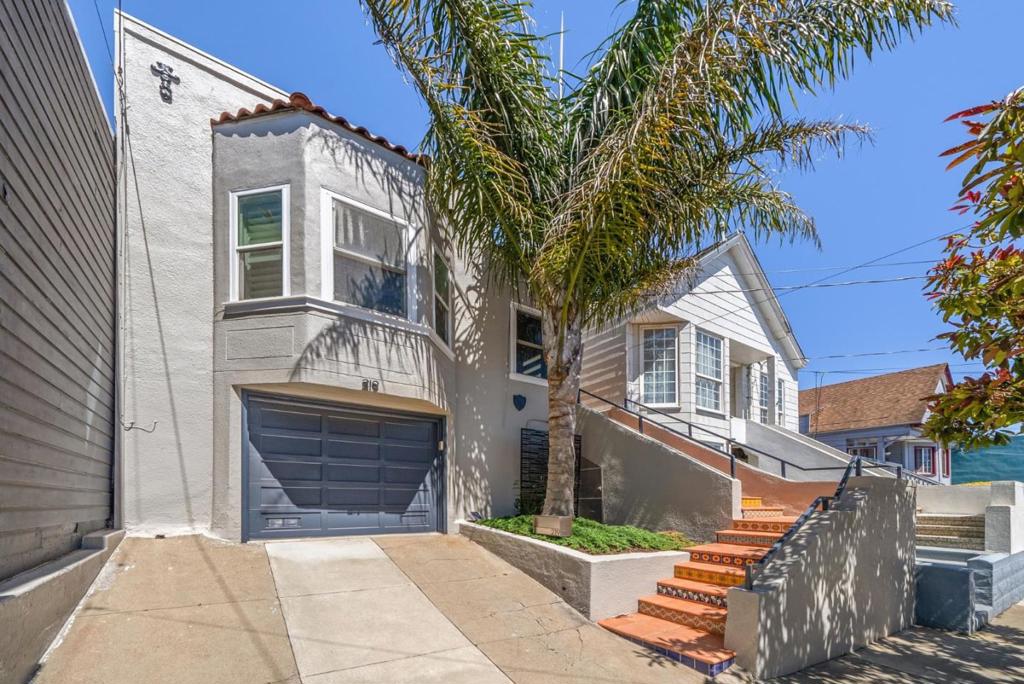 A Rare Find in Bernal Heights. This is not your typical Bernal Heights residence. Rarely does a home so thoroughly reimagined and thoughtfully redesigned, completed in 2012, become available. Seamlessly blending modern sophistication with neighborhood charm, it offers soaring 10-foot ceilings, abundant natural light, and a generous open layout designed for today's lifestyle. The chef's kitchen, appointed with premium appliances and custom cabinetry, transitions effortlessly to a private patio and a beautifully landscaped garden, an extraordinary rarity in San Francisco. The garden-facing primary suite provides a serene retreat, where waking up to vibrant greenery each morning feels like a true indulgence. Adding to its appeal, the home is just two minutes from Holly Park, close to St. Mary's Playground & Dog Park, and only a 10-minute walk to Cortland Avenue's vibrant shops and cafes, offering the perfect balance of comfort, convenience, and community.