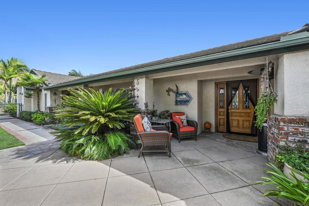 Tucked away on a private and serene street in one of the most sought after areas of Fallbrook, this very well maintained, single level home is truly one of a kind! Enjoy all the peace and tranquility that living on 2.16 acres brings. With lush tropical landscaping around the home and privacy all-around, you will feel like you have your own private slice of heaven. The current owners have done an amazing job at meticulously maintaining the home and property, but there's still plenty of room to truly make it your own. Easily add garden boxes and fruit tress to grow your own organic fruits, herbs and vegetables! Add additional living quarters, a resort style pool, workshop, RV parking, have horses, grow a vineyard... the possibilities are endless! This property is zoned A70 (agricultural) which allows for extra uses, versus the typical restricted residential zoning. The lower portion of the property is gently sloped and, with some tractor work, has the potential to be a large flat area for anything you can dream up. There's been thoughtful updating throughout the home, which includes new windows and doors, and a new high quality stainless steel built-in refrigerator. Located just minutes away you will find renowned golf courses, nature trails, world-class wineries and restaurants, and the wonderful charm of downtown Fallbrook. Enjoy country living at its finest! Come and see this absolutely turn-key home for yourself before it's too late!