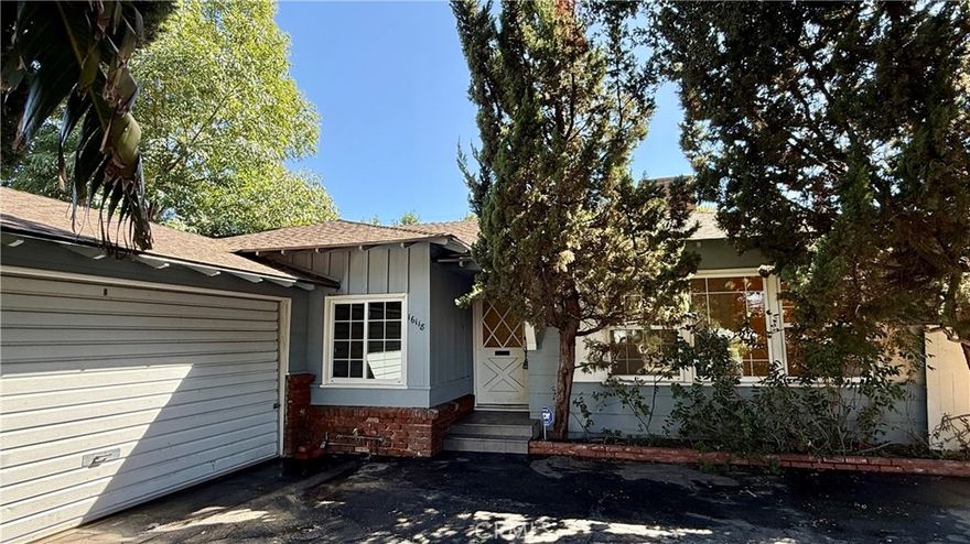 Investors dream or first-time home buyers’ opportunity.  This well priced home is in the heart of the San Fernando Valley and is located just north of Nordhoff Street and just east of Woodley Avenue.  The home is 1,500 square feet and located on an approximate 7,500 square foot lot.  There are three bedrooms and two and a half bathrooms, as well as a closed off living room which can be utilized for many different purposes.  There is a cozy living room which opens to the kitchen.  There is a separate laundry room, two-car garage, lots of storage, a large covered patio, which leads to the expansive backyard.  Both the front and backyard are full of mature trees and well-manicured grass. This home is being sold as is, and given the price point will move quickly.  Plenty of room for an ADU.