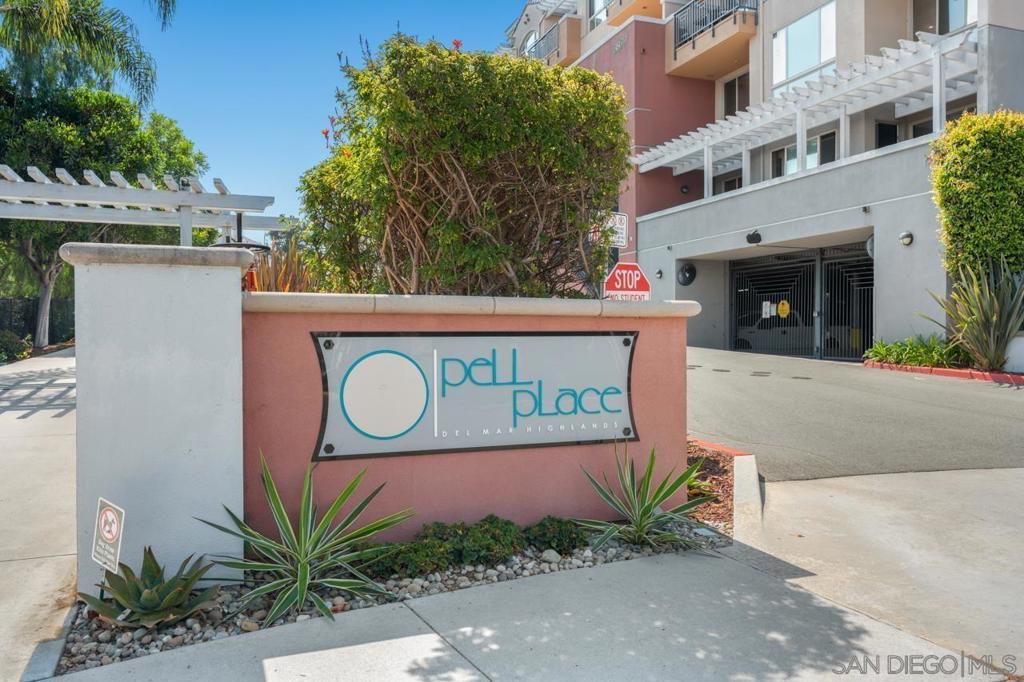 Luxury 1br/1ba condo for rent in the heart of Carmel Valley! Welcome to your new home in the highly desirable Pell Place community. This beautifully upgraded condo offers the perfect blend of comfort, style and convenience. Features you'll love: *Modern kitchen with premium finishes and plenty of storage. *Full-size washer and dryer inside. * Elegant bathroom and thoughtfully designed bedroom with ample closet space. *Private balcony to enjoy California perfect weather. *Space in underground garage. This condo is move-in ready and has everything you need for stylish and convenient lifestyle! Located within walking distance to the Del Mar Highlands Town Center, One Paseo, boutique shops, restaurants, Cinepolis Luxury Cinemas, Solana Pacific Elementary School, and Carmel Valley Middle School. The community features a gym, putting green, BBQ area, and common space, while also being adjacent to the Carmel Valley Recreation Center, tennis courts, and pool. With close proximity to Del Mar Beaches and all that San Diego has to offer, this property really is an ideal living opportunity.