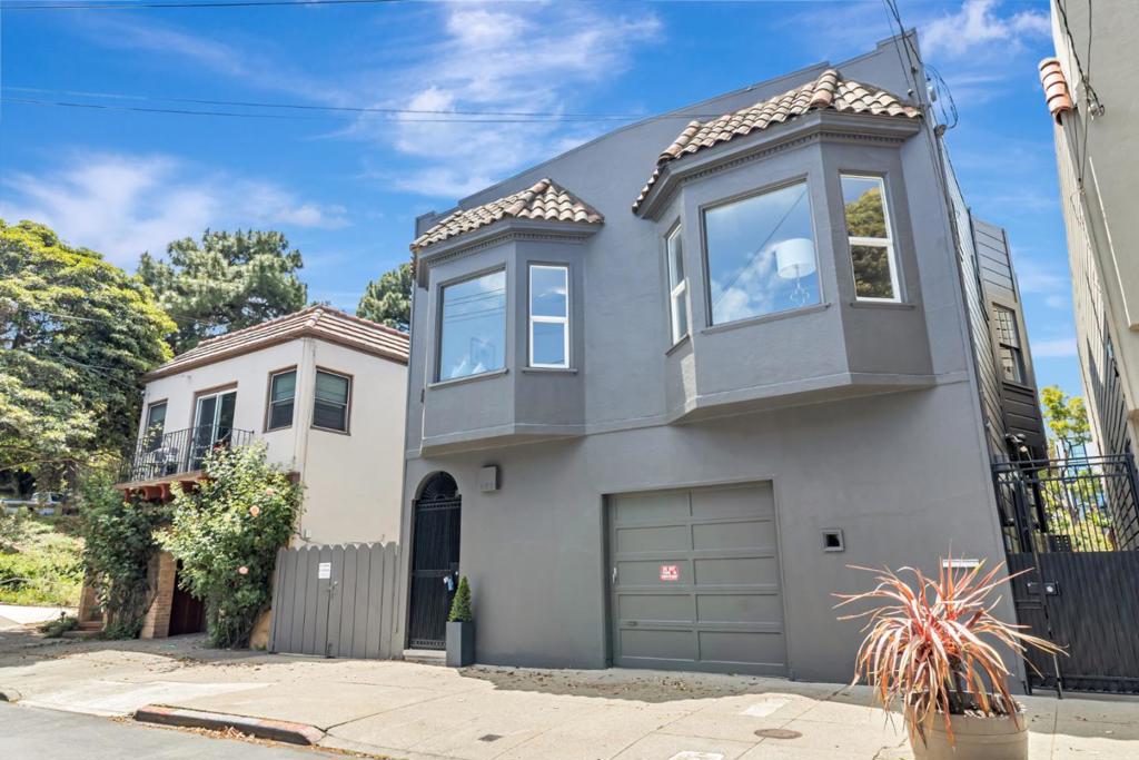 Spectacular Glen Park property on spacious lot. Beautiful home featuring freshly painted interior and exterior. Newly refinished hardwood floors. Main Level: Primary Suite, 2nd bedroom, 2 Full Baths, updated eat-in Kitchen, separate Dining Room with built-ins, stylish Living Room with built-in cabinets flanking artful fireplace, Laundry Room offering access to sunny backyard. Ground Level: 3rd room makes for wonderful work-from-home space. Spacious 1 car garage with storage PLUS additional off street parking behind gate. Light, Bright and move-in ready. Conveniently located within walking distance of the thriving Glen Park shopping district, BART Station, local parks and schools including Glen Park Elementary and St. John Catholic Grammar School. Easy access to Hwy 280.