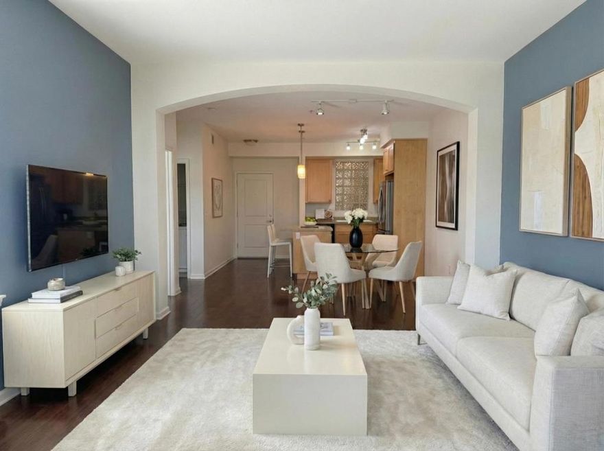 Amazing new price and a park view!  This Japantown home has a modern kitchen, featuring well-maintained maple cabinetry, that flows seamlessly into the living room, which opens to a private balcony. Both bedrooms are light-filled and offer charming views of the treelined park. The primary bedroom boasts ample natural light and an attached bath with a cozy soaking tub perfect for unwinding. The generously sized laundry room provides extra storage space. Have 2 cars? It has 2 side-by-side parking spots. Enjoy the vibrant Japantown lifestyle with delicious local restaurants and quaint shops. Take in the Farmers Market or a coffee at Roys Coffee Shop, all just a short stroll away. You'll be close to the excitement of local festivals like the Japantown Night Market and Obon Festival. This amazing-priced home is ready for a new owner, make it yours today!