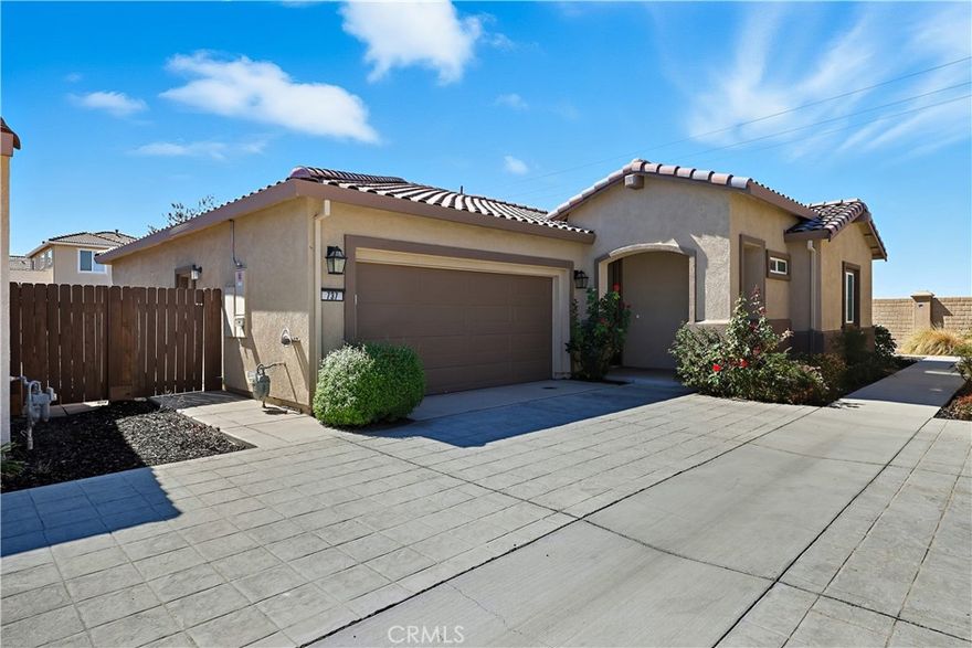 Discover easy living in this charming 2-bedroom, 2-bathroom home located in a desirable 55+ gated community. This inviting home combines comfort and convenience and a kitchen that features soft close cabinets and drawers.   Enjoy resort-style living with a heated swimming pool, tennis courts, a fully equipped gym, billiard room, library, community garden, conference room, free RV parking and more. Whether you’re looking to relax, stay active, or connect with neighbors, this community offers something for everyone. Don’t miss the opportunity to enjoy the lifestyle you deserve in this beautiful and secure neighborhood.