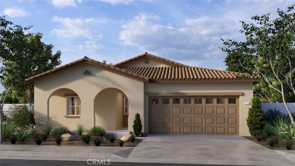 NEW CONSTRUCTION and QUICK MOVE-IN in WINCHESTER - NO HOA and SOLAR INCLUDED!! This 1,890-sf SINGLE-STORY home with a California Spanish-Hacienda façade has no homes to the front and a wide entry that leads to the open concept Great room with a vaulted ceiling, and a dining area with slider leading to the back yard. The ISLAND kitchen has QUARTZ countertops with a full height backsplash at the range, stainless steel appliances, and a pantry space. All four bedrooms are generously sized, the ensuite has a large walk-in closet, and the laundry room is conveniently located just off the main hallway. The home has Alto (Gray) stained maple shaker-style cabinetry and Rustic Taupe vinyl flooring in the main living areas and plush carpet in the bedrooms and closets. This truly modern home has all the Smart Home features you would expect, including a direct-access 2-car garage pre-plumbed for an electric car! This homesite is FULLY LANDSCAPED AND IRRIGATED in the front yard. The community has easy access to nearby shopping, dining, entertainment, highway/freeways AND a beautiful future Community park with a tot-lot play area, basketball court, baseball field and picnic amenities for the whole family to enjoy! This home is anticipated to be move-in ready mid-October and we can't wait to partner with you to Welcome your client Home!! **HUGE SAVINGS!! Solar is "No additional cost to your buyer" - it is INCLUDED IN THE PRICE OF THE HOME** and this is an all electric home!