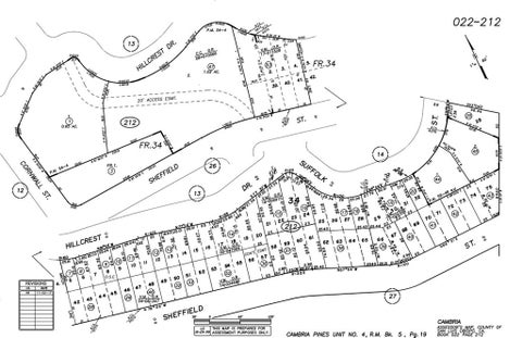 Tiny photo for 0 Sheffield Street, Cambria, CA 93428 (MLS # SC26179807)