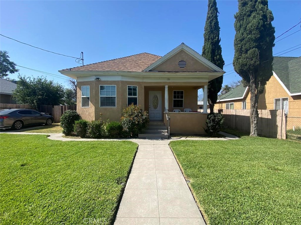 This is a rare opportunity to make a home truly your own. Located in the heart of San Bernardino, this three-bedroom, two-bathroom property offers solid bones and a functional layout, with plenty of room for upgrades and personal touches. Originally remodeled in 2016, the home still retains key features such as tile flooring throughout, an updated primary bathroom, white cabinetry in the kitchen, and a dedicated laundry area with washer and dryer hookups. While it may benefit from cosmetic updates, the home provides a great foundation for those looking to invest or renovate.
Outside, the spacious backyard offers a variety of mature fruit trees—including pomegranates, apples, oranges, lemons, figs, and more—with plenty of open space left for entertaining, gardening, or building an ADU. Whether you're dreaming of a lush outdoor living area or a future expansion, the lot provides endless options.
The location adds even more value, with everyday conveniences and local attractions just minutes away. Enjoy shopping and dining at the Inland Center Mall, located less than a mile away, or take advantage of easy commuting from the nearby San Bernardino Transit Center. For recreation and community events, the nearby community center offers a gymnasium, pool, and sports courts. Downtown cultural spots like the California Theatre and the San Bernardino Symphony add to the neighborhood's appeal.
This home is being sold as-is, making it an ideal project for renovators, investors, or buyers looking to build equity in a property with strong potential and a well-connected location.