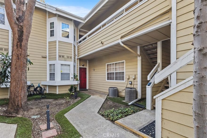 PHOTOS COMING SOON!! Welcome to your next home in the heart of South Coast Metro, where convenience, comfort and style come together. Just minutes from South Coast Plaza, Segerstrom Center and some of the best dining and shopping in Orange County, this 2 bedroom 2 bathroom with a versatile loft offers the perfect combination of functionality and location. Located in a gated community known as South Coast Springs, this light filled home offers cathedral ceilings, crowned molding, wainscoting and. elegant tile flooring throughout. The open concept living and dining area allows for everyday living and entertaining, complete with a pass-through bar. The kitchen includes newer appliances and a casual dining area that overlooks the interior courtyard of the community, making everyday feel like serenity. This home also boasts dual primary suites, each with vaulted ceilings, generous closet space. and private en-suite bathrooms. The upstairs loft presents itself as a valuable bonus space. Ideal for an at home office, guest room or allowing for your personal creativity. Stepping outside of the living room we met a private balcony shaded by the landscape of the community, accessible from both the living room and one of the primary suites. The private laundry is located off the balcony in a storage closet, adding to the convenience. This home includes a spacious 2 car detached garage, plus ample guest parking, making entertaining a breeze. The community offers two pools and a spa, allowing you to relax and unwind at a moments notice. With easy access to freeways such as the 405, 55 & 73, this community is very well centrally located, making any commute easy. This is a location that keeps you connected while also feeling a sense of peace. 
**Please note this home is on Leased Land, the land lease expires in 2037. The unit number is listed as 'F' rather than 67.**