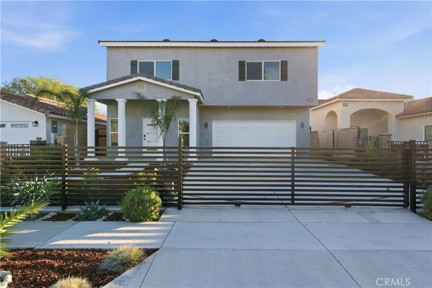 Stunning new onstruction home , Never lived , in desirable north Fontana! This beautifully designed 4-bedroom, 2.5-bath residence features an open-concept layout, high ceilings, and a stylish kitchen with quartz countertops and stainless steel appliances. Spacious primary suite and a private backyard ideal for entertaining. Conveniently located near shopping, dining, parks, and major freeways. Part of the Fontana Unified School District and close to Juniper Elementary, Wayne Ruble Middle, and A.B. Miller High School. convenient access to the I-15 and 210 freeways.  A must-see!