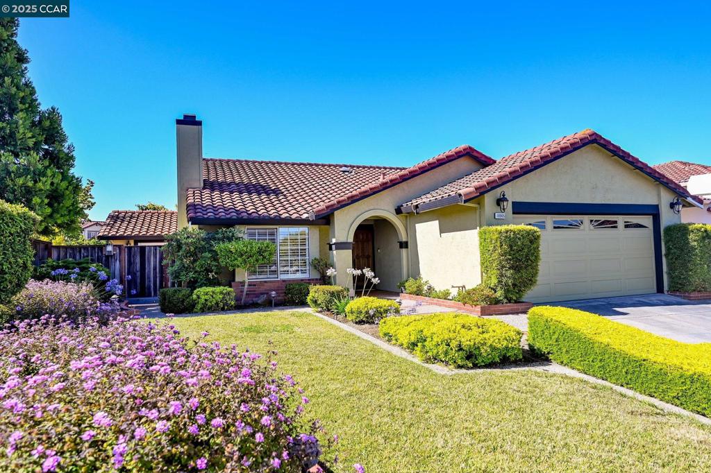 OPEN HOUSE SUNDAY AUGUST 17TH 1-4PM! Absolutely beautiful Palomares Hills detached & expanded rancher on private lot! 3 bedrooms, 2 full baths with an expanded kitchen all on one level ... this property will be in high demand! Gourmet kitchen features granite counters / backsplash, 4-burner gas cooktop, convention (double) oven + Whirlpool, Kenmore, Dacor & Bosch appliances. Primary bedroom suite with vaulted ceiling, 2 walk-in closets & slider to backyard patio; primary bath has dual vanities + easy access stall shower. Bedrooms 2 & 3 are large with full guest bathroom. Spacious formal living room with gas insert fireplace, formal dining room & family room. Plantation shutters, can lighting, tile & hardwood flooring and security system. Lushly landscaped with persimmon, plum, kumquat, lemon, apricot, peach & apple trees + private backyard with brick-lined aggregate patio, garden & play areas, storage shed & irrigation. Plus French doors leading to private courtyard! lnside laundry with Kenmore washer & dryer. Attached garage with cabinetry & door opener + pull-down ladder attic storage! Low HOA dues of $73/month includes pool, tennis, clubhouse & more.