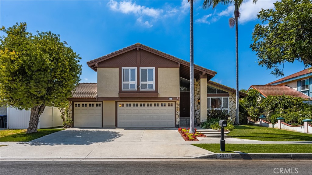 You’ll love this SPACIOUS POOL HOME in the wonderful MORNING SUNWOOD neighborhood. This fantastic location is conveniently located near SOUTH COAST METRO, with its internationally known SHOPPING, DINING and PERFORMING ARTS CENTER. The ATTRACTIVE FLOOR PLAN includes a LARGE LIVING ROOM and FORMAL DINING ROOM (both with vaulted ceiling), a nice kitchen with good sized BREAKFAST AREA, and a SPACIOUS AND SEPARATE FAMILY ROOM with WOOD BURNING FIREPLACE. BEAUTIFUL NEWER LAMINATE WOOD FLOORING is throughout the first floor living areas. The HUGE MASTER SUITE includes a WALK-IN CLOSET and upgraded bathroom. The main hall bathroom boasts a SKYLIGHT, new marble tub surround and floor and DOUBLE SINKS. The ATTACHED 3 CAR GARAGE has direct access to the interior. The SPARKLING POOL AND SPA sit in the middle of a lush oasis that also includes a prolific kumquat tree and GAS BBQ. This home has been lovingly maintained, with upgrades including ALL NEW DOUBLE PANED WINDOWS, TANKLESS WATER HEATER and pool and spa upgrades. Walk to both THORNTON and ADAMS PARKS!