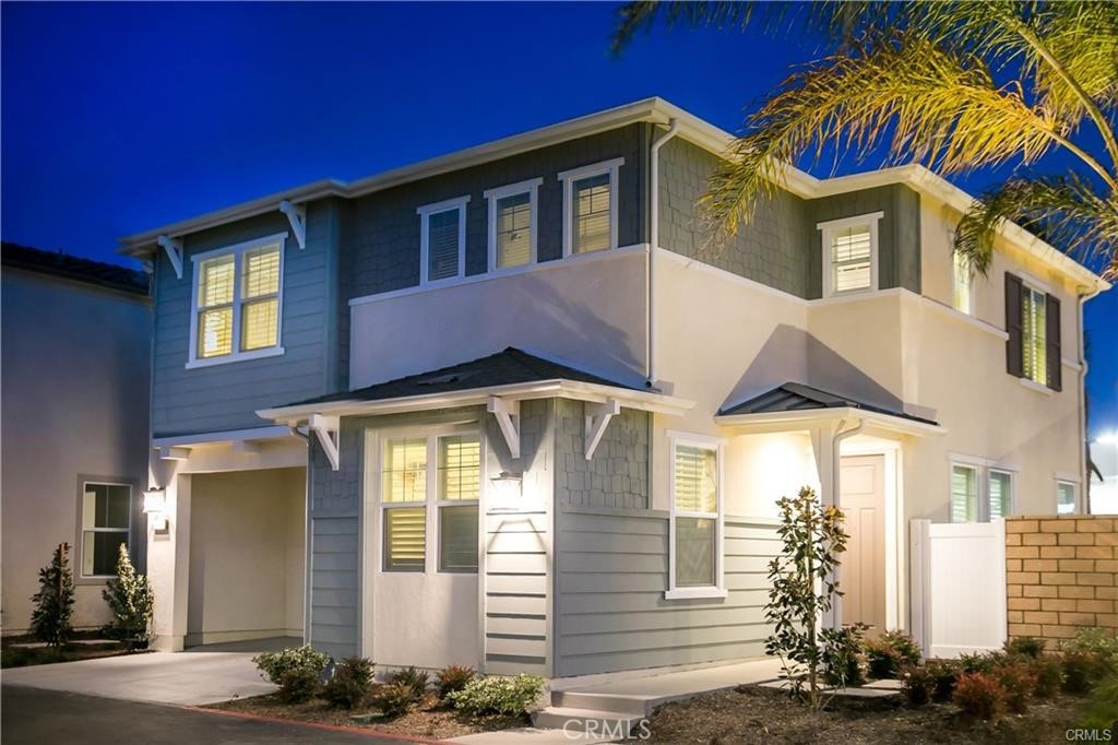 Former Model Home at Aura by DeNova Homes. This 2017 built development of 2-story homes is located in a desirable Costa Mesa, CA. Designed by the developer’s professional design team, this fully upgraded home features a full bed and bath downstairs, 2 additional bedrooms with full baths, a spacious loft, a large master bedroom w/a spacious bath, and a beautiful kitchen perfect for entertaining dinner guests. The backyard is beautifully landscaped making it an entertainer’s dream with enough space for large gatherings or small get-togethers. The Master Suite includes 2 walk-in closets and an oversize walk-in shower with 2 shower heads and hand-laid subway tile walls to create a true at-home retreat. This home also has an upper-level laundry room, expansive storage space, a two-car garage, and a full driveway. Owner pays HOA dues. The neighborhood also features a large park/tot lot area with BBQs. The community is minutes away from The Lab, The Camp, South Coast Plaza, and a short drive to the beach. Additionally, the home is close to several major freeways including the 73, 405, and 55. Experience living in a fully upgraded home today!