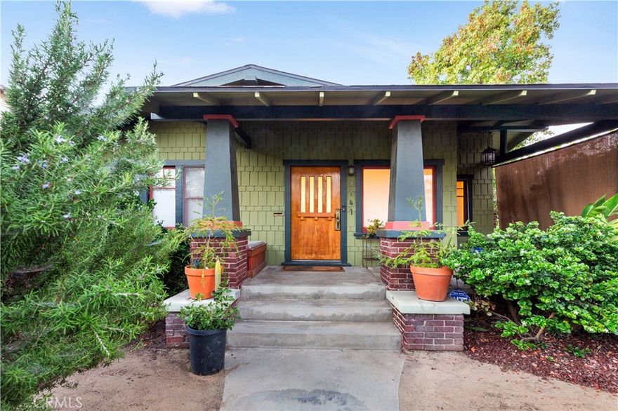 Beautifully restored Craftsman Bungalow in Historic Rose Park.  Enjoy your covered wrap around porch & embrace the tastefully landscaped front yard embedded w/ California Natives.  Enter to a glimpse of 1912 w/ oak hardwood floors, coved ceilings, custom built in cabinets, crown molding, original 5 panel doors & hardware.  2 bedrooms plus an office room for your work from home needs.  The kitchen has been remodeled w/ custom cabinetry, quartz countertops & farmhouse sink. The remodeled full bathroom has all of its periodic specific integrity.  Small laundry room w hook ups for washer/dryer w/ quartz countertops & cabinetry.  The backyard has been recently landscaped w hardscape.  The redwood fencing make it all secure for your Pets.  Walking distance to all your daily needs alongside Culinary & Culture.  Good Bar & Eatery,  Los Compadres, The Bamboo Club, Buvons Natural Wine Bar & Shop, GoodTime Coffee,  Gusto Bread, & Due Fiori are a few of many worth mentioning. Ready for immediate move in!!