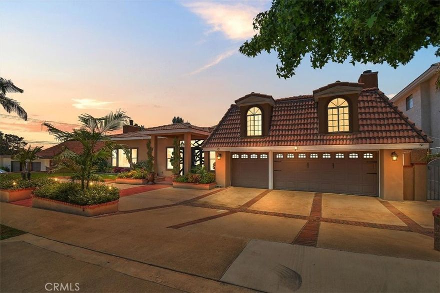 Breaking News! Welcome to 2335 San Antonio Ave, Upland, CA, an exceptional San Antonio Heights Custom Designed Home for those who live boldly and entertain lavishly. This 5,120 sq ft residence offers 5 bedrooms, 3 full baths and 2 half bathrooms, 17,500 sq ft lot.  As you enter the home through towering wrought iron doors your greeted with a relaxing view of the atrium.  Upon entering, the soothing sound of a gentle cascade immediately calms the spirit.  At the heart of the home lies a chef's gourmet kitchen you want to write home about featuring sleek quartz countertop with oversized island and full sitting area.  Ample counter space for your prep work, premier stainless-steel appliance, wine frig, newer modern cabinetry and pantry.   But there is more, the open concept layout flows effortlessly into the family room from your chef's kitchen featuring high ceilings, almost full length Accordian Doors that seamlessly connect to the private oasis backyard pool and spa for year-round entertainment. Off the family room, French doors that extend to creates a sense of spaciousness, relaxation, and a focal point in the atrium. Truly an entertaining home with a living room thar features plenty of space for a formal sitting area, game room area, and coffee station.   Your backyard Oasis features pool with grotto, and a spa is a luxurious and unique water feature combining relaxation with a natural cave-like element. Grand patio cover and plenty of space for barbeque enjoyment.  The primary bedroom features a relaxing view of back yard, & a large walk-in closet.  Primary bathroom offers amazing sky windows for natural lighting, custom tiled walk-in shower, and freestanding bathtub.  Second Primary room with grand marble veneer/mantel fireplace, custom cabinetry, doorless entry shower and tub, custom closet cabinetry and small patio area.  Loft like bedroom with a staircase up to second level with study area and walk-in closet. Garage is converted to living space with kitchen/bathroom/living space, great for multi-generation.  Other features include recess lighting, Updated wood laminate flooring, entertainment center with fireplace and veneered dry-stack, dual AC units, updated dual pane windows, Fruit trees and much more. Don't Miss Out On This One!   Note, per title shows 4350sqft, addition above garage is 770 per seller. Permits not verified.