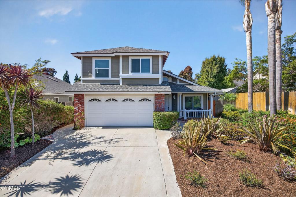 Welcome to this beautifully updated home in the highly desirable Woodside Cottages neighborhood of East Ventura. 10041 Norwalk Street is located near award-winning schools, fitness paths, neighborhood parks, and golf--and less than 8 miles from Ventura's sandy beaches and active harbor.Inside, there are soaring ceilings, and abundant natural light streams through newer windows. The inviting layout includes a formal living and dining room with garden views, a kitchen with breakfast counter that opens to the family room with a cozy fireplace, and a convenient first-level powder room.Upstairs are 4 bedrooms and 2 full bathrooms.Recent upgrades and features include:* Brand-new carpet, fresh interior paint and on-trend foyer and stairway light fixtures (all completed/installed September 2025)* Air conditioning for year-round comfort* Newer Milgard windows throughout most of the home* Wood-like flooring throughout first level and upstairs hallway* Tasteful updates to kitchen and bathrooms* Plentiful storage space in a closet beneath the stairs, deep coat closet, hall and garage cabinets* Low-water landscaping for easy care* Outdoor entertaining spaces* Roof replaced in 2017* Shed with electricity* Newly painted, finished garage with a window and pedestrian door for increased air flow and natural light.This East Ventura gem combines modern updates, thoughtful design, and a fantastic location. Move in today, entertain tonight!