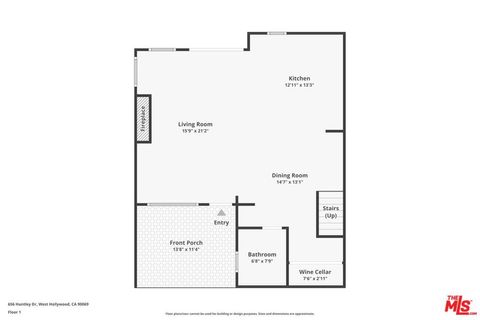 Tiny photo for 656 Huntley Drive #102, West Hollywood, CA 90069 (MLS # 25622481)