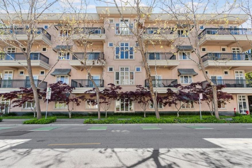 There are a total of 30 units for sale - floor plans and pricing varies. All units on floors 2-4 have balconies. Prospective buyers are encouraged to visit the site and consult with our sales team for detailed information about the specific units being sold. This luxury 4-story building offers resort-style amenities including a pool, hot tub, secure 2-level parking garage w/EV chargers, & Caffe Riace on-site. Built in 1997, this 30-unit community is just blocks away from California Ave dining, shops, and cafes. Features high ceilings, balconies, A/C, & floor-to-ceiling windows in select units. Some include luxury vinyl plank flooring, quartz countertops, & Thermador stoves. Choose from fully renovated units or upgrade an as-is unit using our in-house design. Every unit comes w/dedicated storage & garage parking. Located near Stanford, Caltrain, & major tech employers, this is the perfect blend of convenience, comfort, & lifestyle in the heart of Silicon Valley. Don't miss this rare opportunity to own in one of Palo Altos most desirable communities. The images shown are of a model unit and are for illustrative purposes only. The actual unit may vary in layout, finishes, and features.