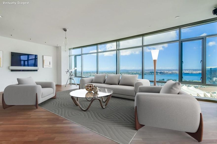 Rarely available Metropolitan 04 stack leasing opportunity. A stunning, contemporary, 3 bedroom/3.5 bath downtown residence that takes up the entire northwest corner of the building and showcases the most elegant materials, quality craftsmanship, and thoughtful design. All three bedrooms are en-suites, there's a separate laundry room, and every closet has custom built-ins. Spread out over a single-level, this residence radiates privacy and comfort (there are just 38 residences at The Metropolitan!). Its location, at the top of the Omni Hotel, provides residents with the convenience of many hotel services as well as a discreet and professional dedicated staff. There are endless opportunities to work and play in this year-round paradise located next to Petco Park and the Gaslamp District.