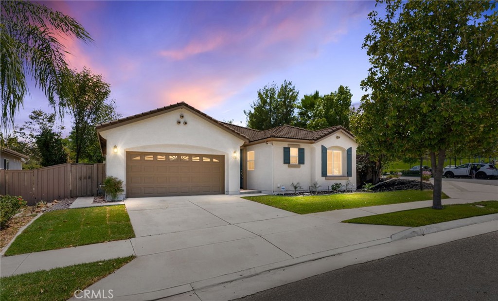 Welcome to 32106 Poppy Way, nestled in the highly desirable Canyon Hills community. This stunning remodeled single-story home sits on a spacious corner lot in a very low-tax area. It features brand-new vinyl flooring, fresh paint inside and out, all-new white cabinetry, and sleek stainless steel appliances. The open floorplan shines with a large kitchen island, unique arches, and oversized windows that flood the home with charm and natural light. The primary suite is a true retreat, offering a soaking tub, separate shower, dual sinks, and a large closet space. The additional two bedrooms are very spacious as well. Outside, the expansive backyard is perfect for entertaining or relaxing on those perfect California nights. Ideally located across the street from a park, pool, pickleball courts, and both an elementary and middle school, plus just minutes from the 15 and 215 freeways and near plenty of shopping, and dining, this home is the perfect blend of style, comfort, and location. Book your appointment today!