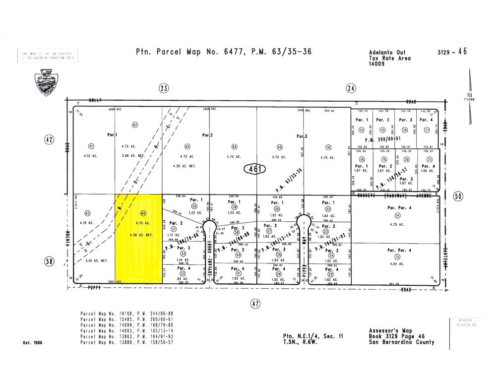 Now available for sale, this ±4.75-acre parcel of vacant land is located within the Adelanto Airport Park, a growing commercial and industrial area in the City of Adelanto. The property features relatively flat topography, making it an ideal candidate for development. With convenient access to Highway 395 and proximity to Southern California Logistics Airport, this site offers strong potential for industrial, aviation-related, or commercial uses. Zoned for flexible development, this parcel represents a prime opportunity to invest in the expanding High Desert region.