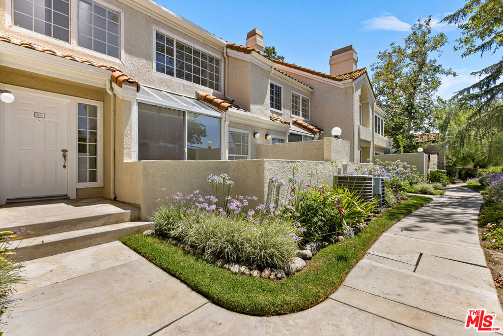 RARE FIND!! This fully remodeled 2-bedroom, 2.5-bath, double primary townhome located in the highly sought-after gated Steeplechase Community in Agoura Hills is move-in ready! Inside, you'll find brand-new appliances, recessed lighting, new flooring, and a convenient in-unit laundry room. The townhome features two large primary suites, each with its own en-suite bathroom and high ceilings, making it ideal for couples, small families, or anyone needing extra space for a home office. Enjoy the comfort of a private two-car garage, tons of natural light and an open-concept living area. The Steeplechase Community offers resort-style amenities, including two pools, a fitness center, clubhouse, and plenty of guest parking. The location is unbeatable just minutes from the 101, Erewhon, Calabasas Commons, Malibu, the Santa Monica Mountains, and a variety of scenic walking and horse trails. This beautifully updated townhome is move-in ready! Easy to Show!!