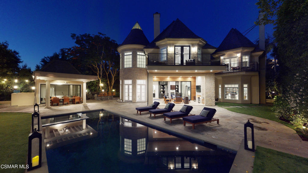 This is the home you have been waiting for! This Royal Oaks Colony West home is one of eighteen, nestled behind secure guard gates. This French Normandy Estate property was completely renovated in 2016/2017 making it one of the most desirable properties in the city. This home boasts nearly 11,000 square feet of open living area and offers a completely finished basement which includes a full professional gym, beautiful theatre, gorgeous 1,000 bottle wine cellar and open space for entertaining. To complete the package, the indoor outdoor space offers an outdoor gas fireplace, Baja Bench pool and jacuzzi with lights and waterfall features, a BBQ bar and air conditioned pool house with full shower, all set in a very private backyard with full perimeter lighting and 360 degree outdoor cameras perfect for entertaining. It is everything you could wish for and what a property like this deserves. As you walk up the driveway, you will see a fully stoned exterior and immaculate landscaping. As you enter the home, you will experience a dramatic open, bright and grand foyer, which will impress even the most sophisticated buyers. The custom woodwork, floors and grand staircase is sure to draw the eye. Of course, no home is complete with looks alone. The integrated yet subtle brains of this smart home includes a Crestron system that operates throughout the home controling lights, climate, music and alarm system, as well as garage and pool functions. Internet is hard wired throughout as well. In the enormous chef's kitchen, you will find two grand islands with Wolf Viking appliances and a bright and sunny kitchen nook adjacent. In the family room, you have a wood burning fireplace with retractable oversized glass doors. You also have the light from dome skylights, and full library in the formal living room. But there is more, on the third floor, you have a spa area, with a complete sauna , jacuzzi tub and massage room. This is a must see home.